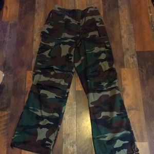 Riflessi, Small cargo pants, Camouflage